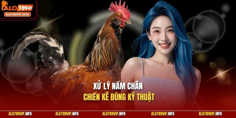 Xử lý nấm chân chiến kê đúng kỹ thuật